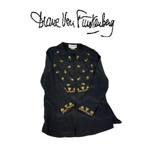 Vintage Diane Von Furstenberg Top. Sz S